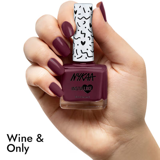 Nykaa INSTA LIKE Nail Enamel - Wine & Only 482