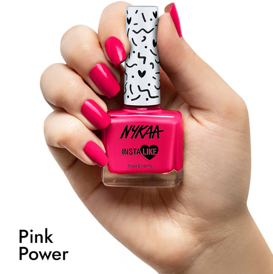 NYKAA Nail Enamel Pink Power 483 9 Ml