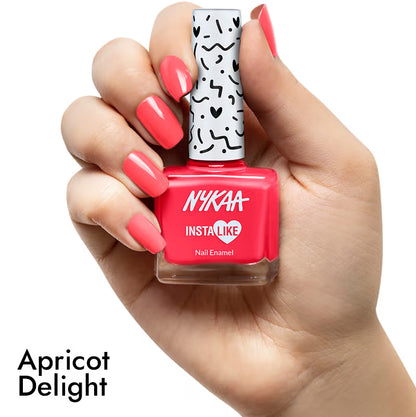 NYKAA Nail Enamel Apricot Delight 484 9 Ml