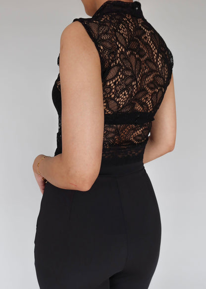 Lace Net Top