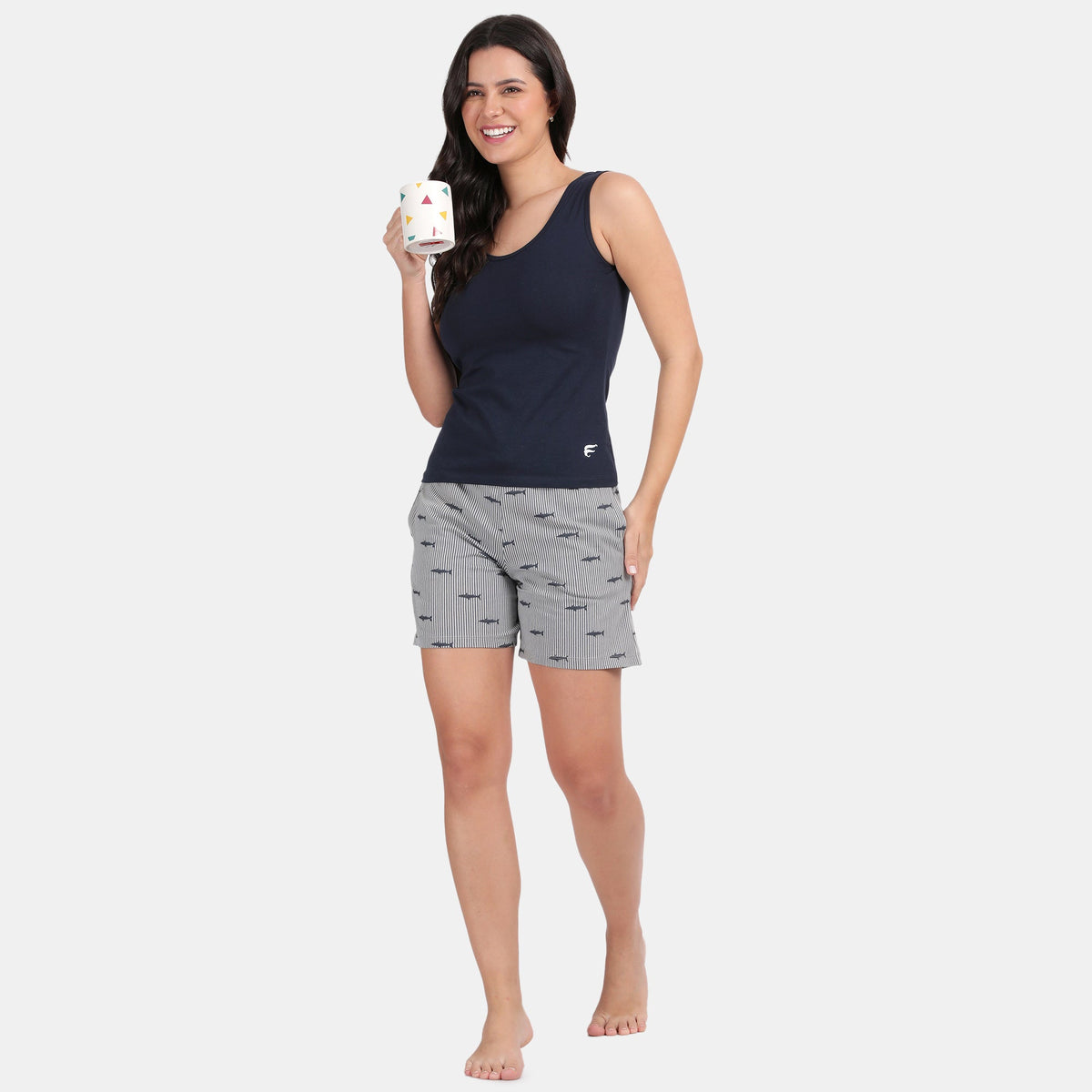 Envie Regular Fit Knitted Shorts - Assorted