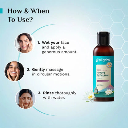 Pilgrim Volcanic Lava Ash Face Wash 100 MILLI_LITRE