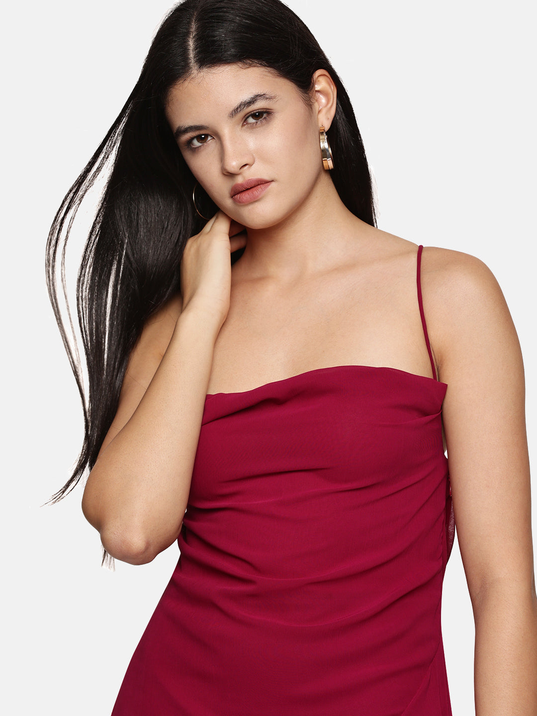 Cowl neck dresses for girls