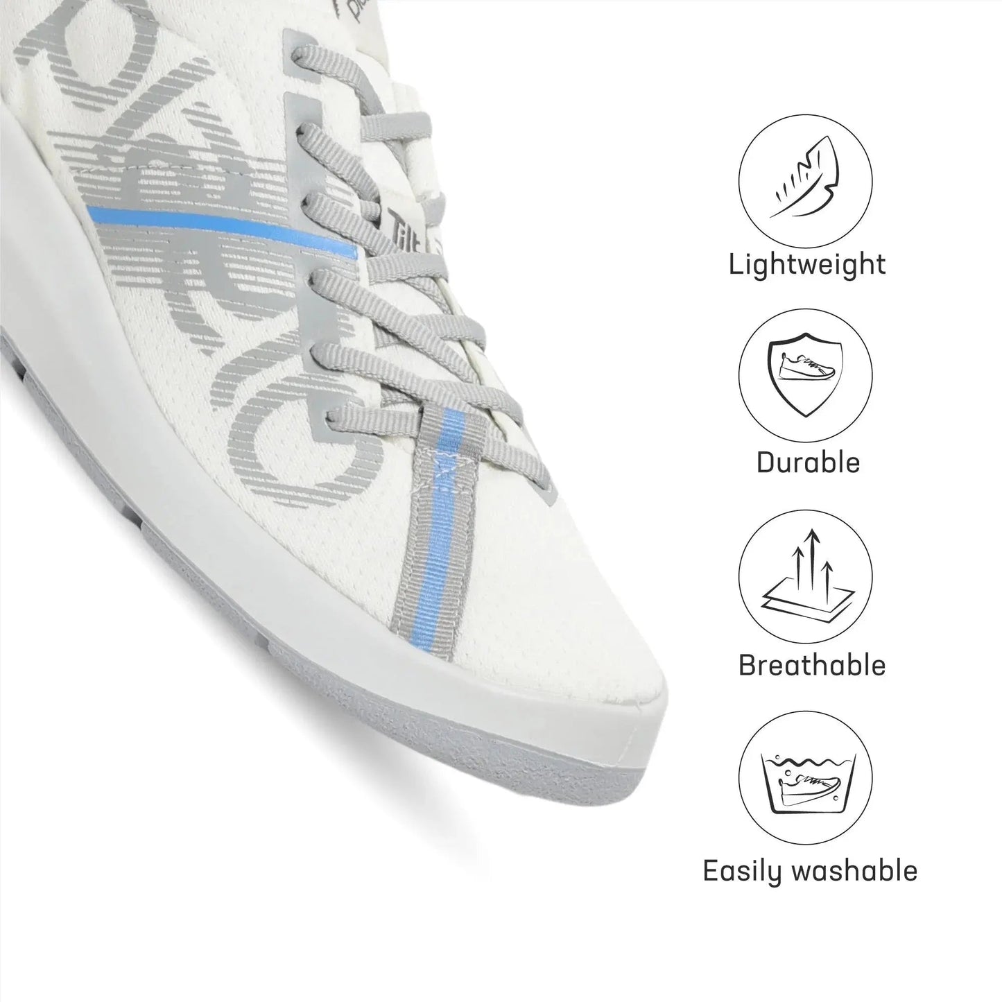 Men’s Slam 2.0 White Trainer Shoes Plaeto