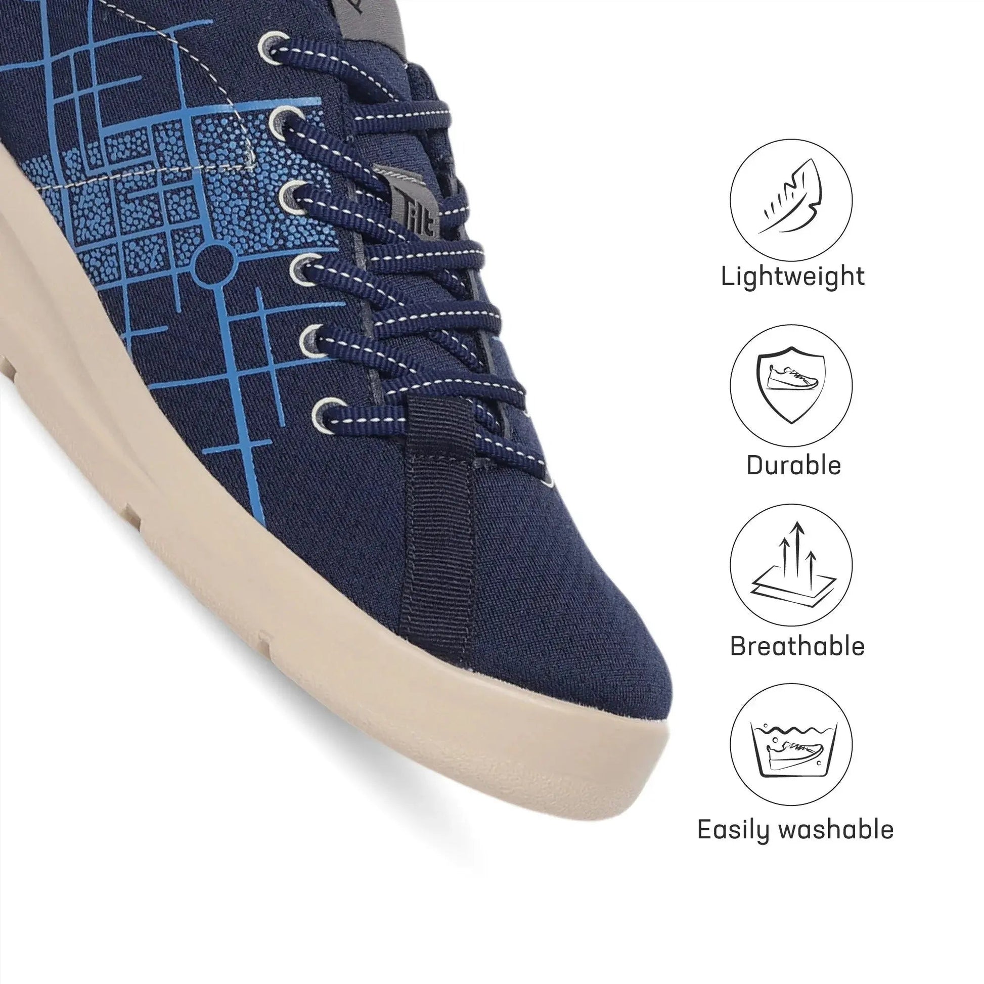 Men's Maidaan Navy Training Shoes Plaeto