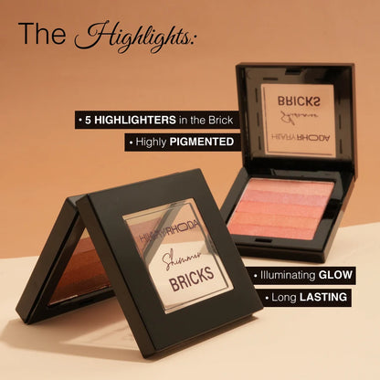 HILARY RHODA SHIMMER BRICKS 8.1G - Shade 01