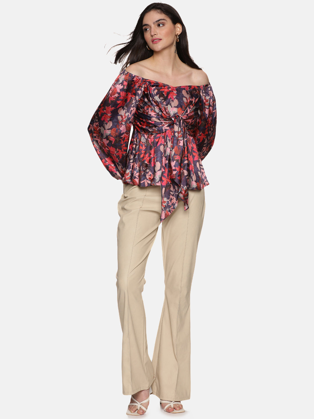 Buy Sweetheart Neck Top For Women In Blue