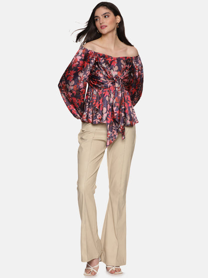 Buy Sweetheart Neck Top For Women In Blue