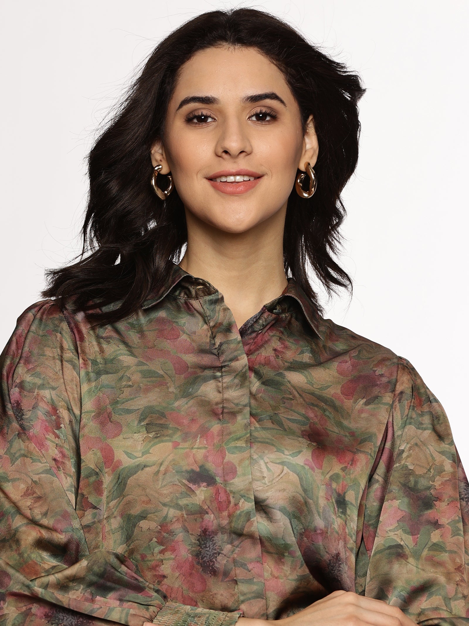 Buy Brown Printed Coord Set For Women