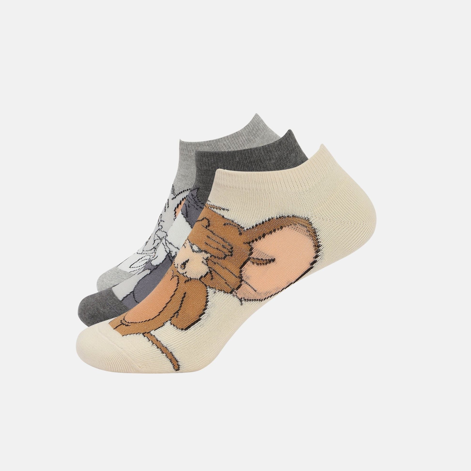 Women’s Tom & Jerry Cartoon Themed Lowcut Socks SocksXpress