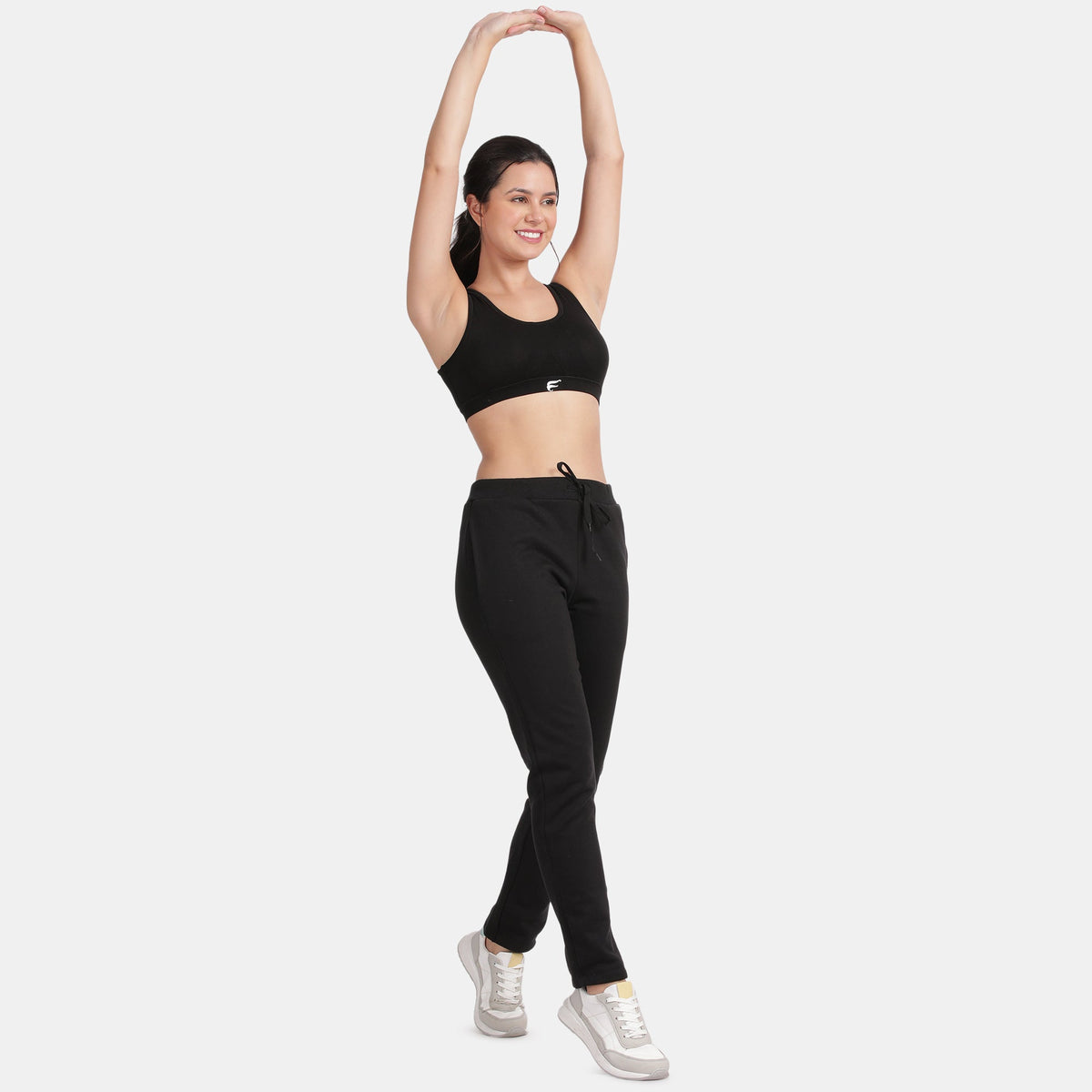 Envie Padded Non-Wired 3/4th Coverage Racerback Sports Bra