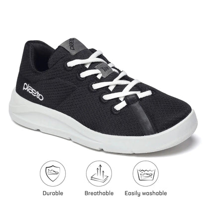 Women’s Aura Black Casual Shoes Plaeto
