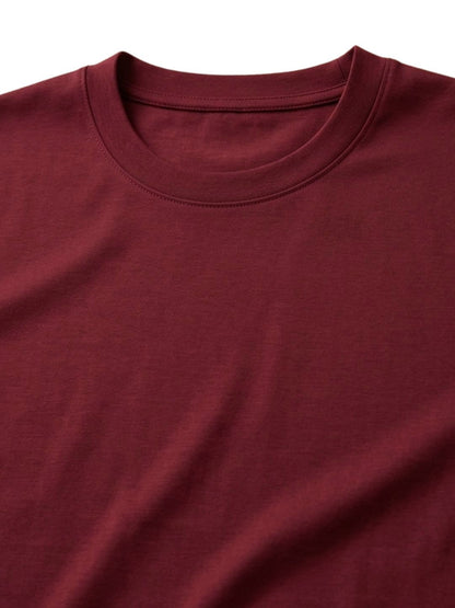 Womens Pack of 3 Solid Cotton Round Neck Regular Fit Sports T-Shirts