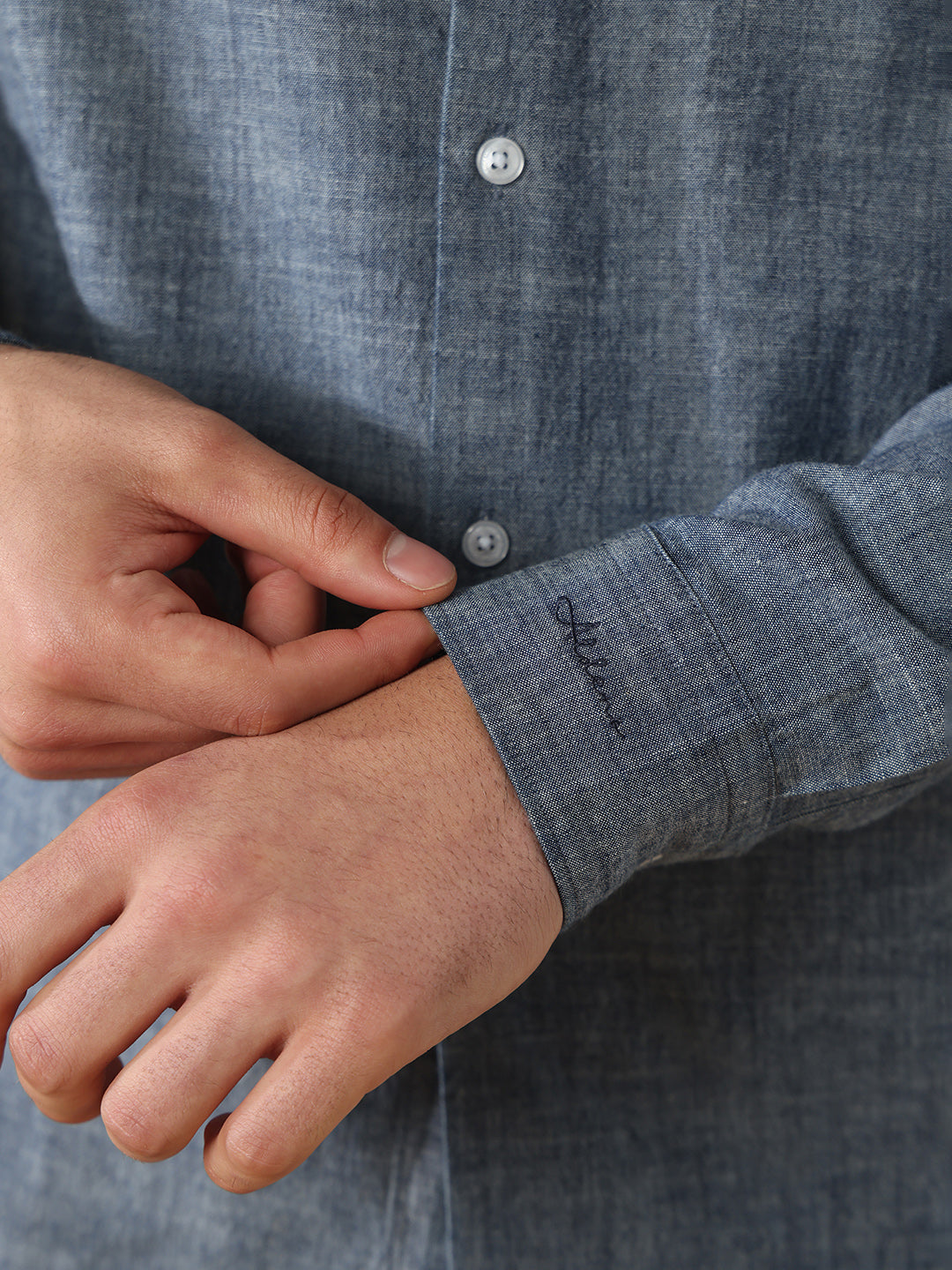 Grey Regular Fit Formal Cotton Shirt for men (CANTO)