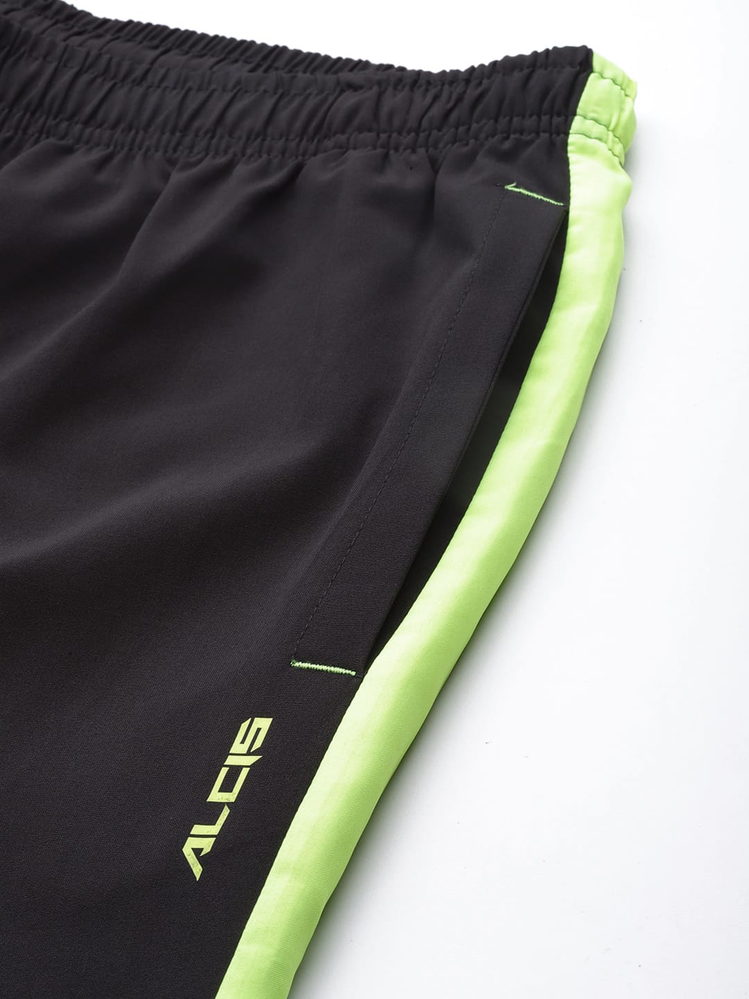 Alcis Men Black Solid Outdoor Track Pants