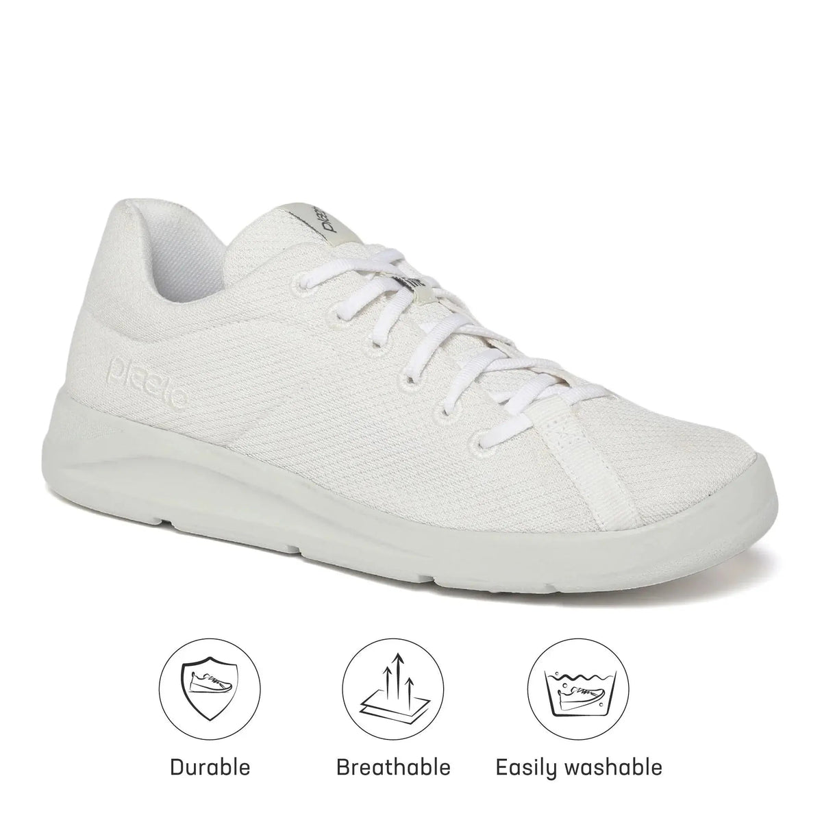 Men’s Classic White Casual Shoes Plaeto