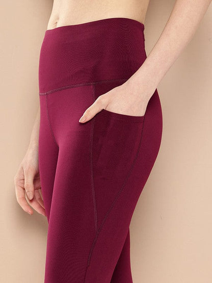Alcis Women Solid Bootcut Track Pants