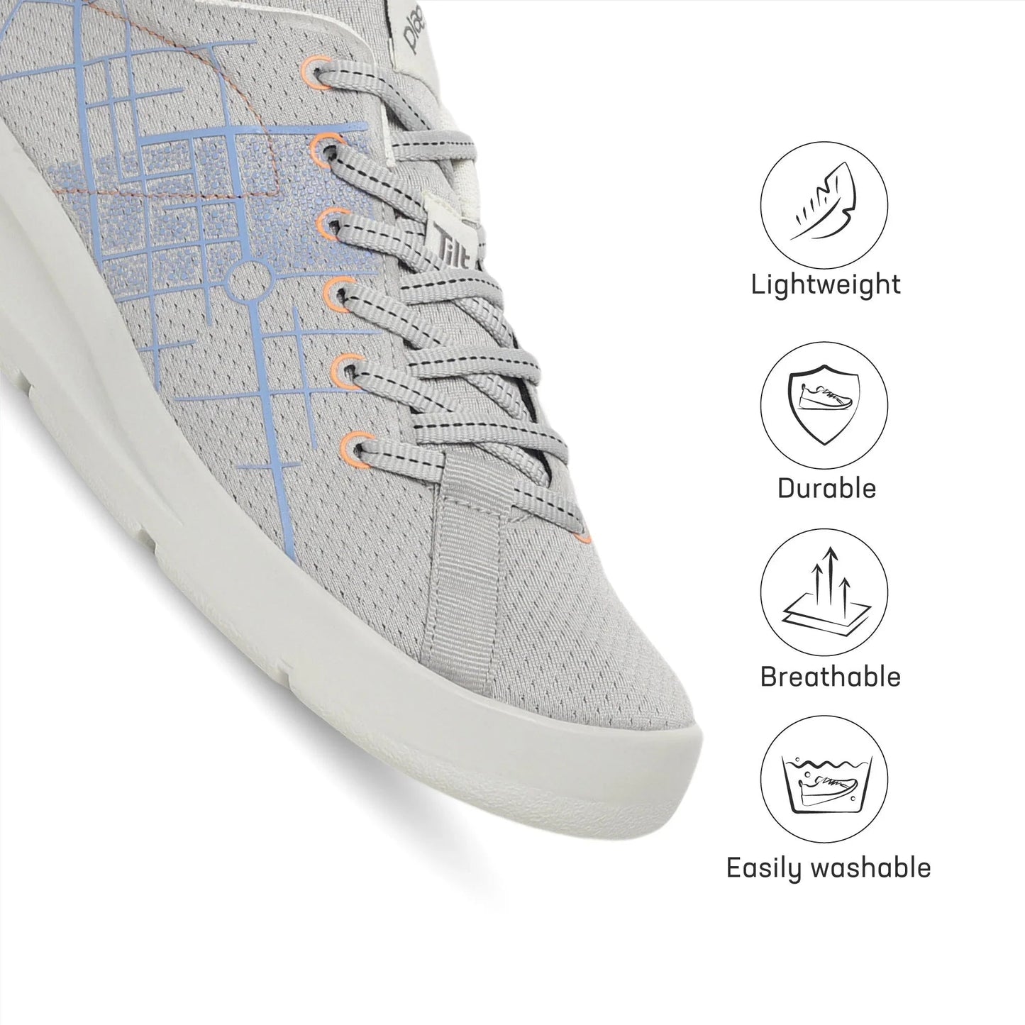 Men's Maidaan Grey Training Shoes