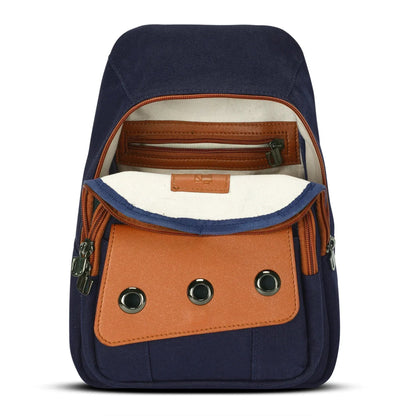 Vision Vibe - Midnight Gaze | Small Backpack / Convertible Crossbody