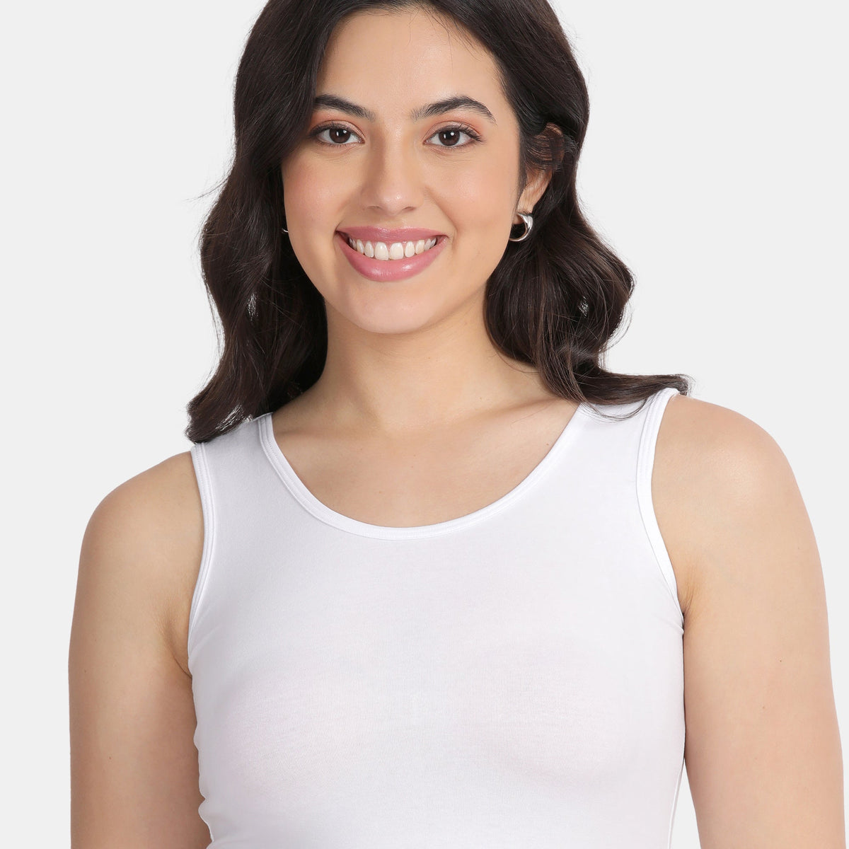 Envie Regular Fit U-Neck Short Length Tank Top