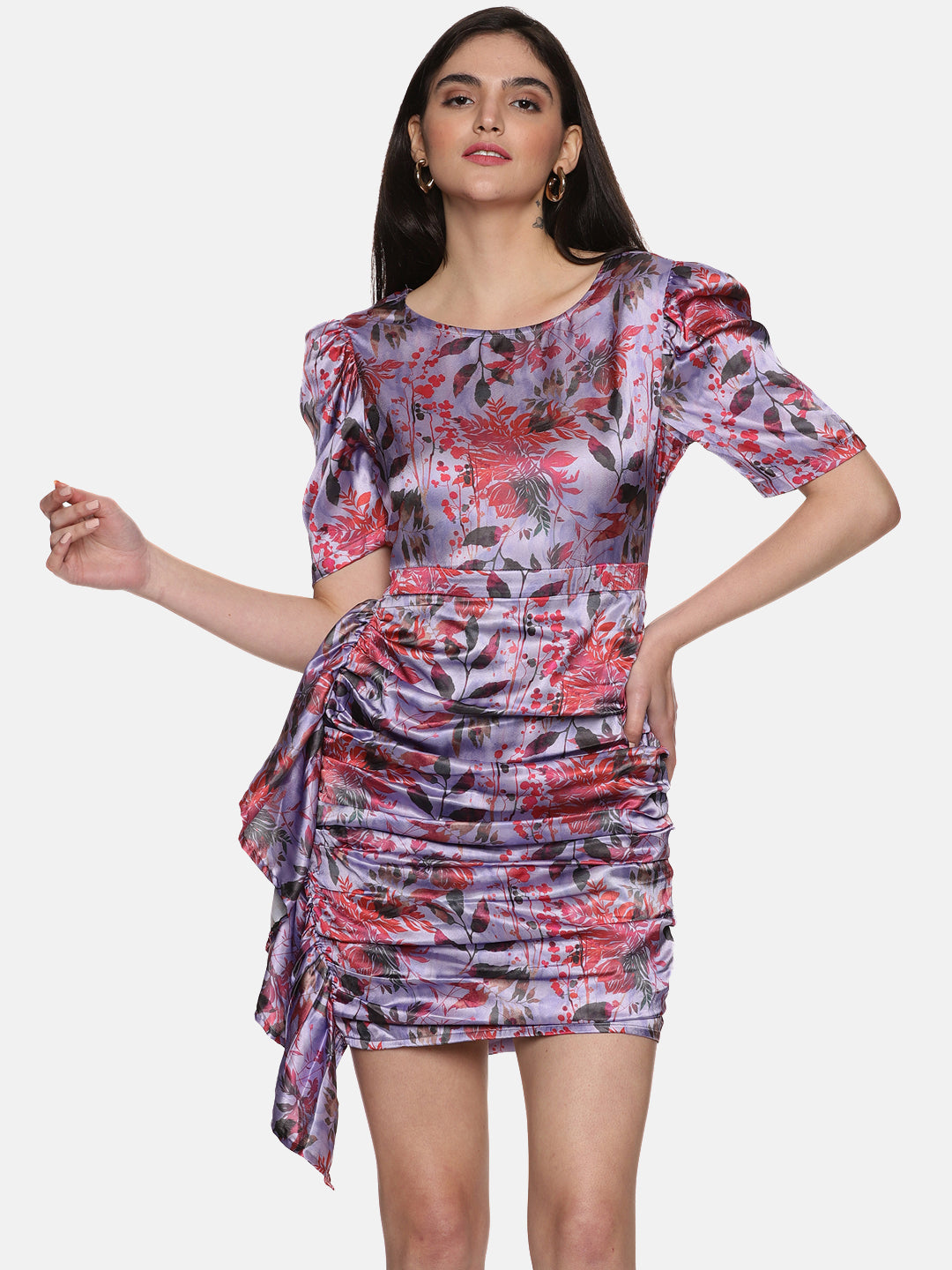 Lavender Mini Dress For Women 