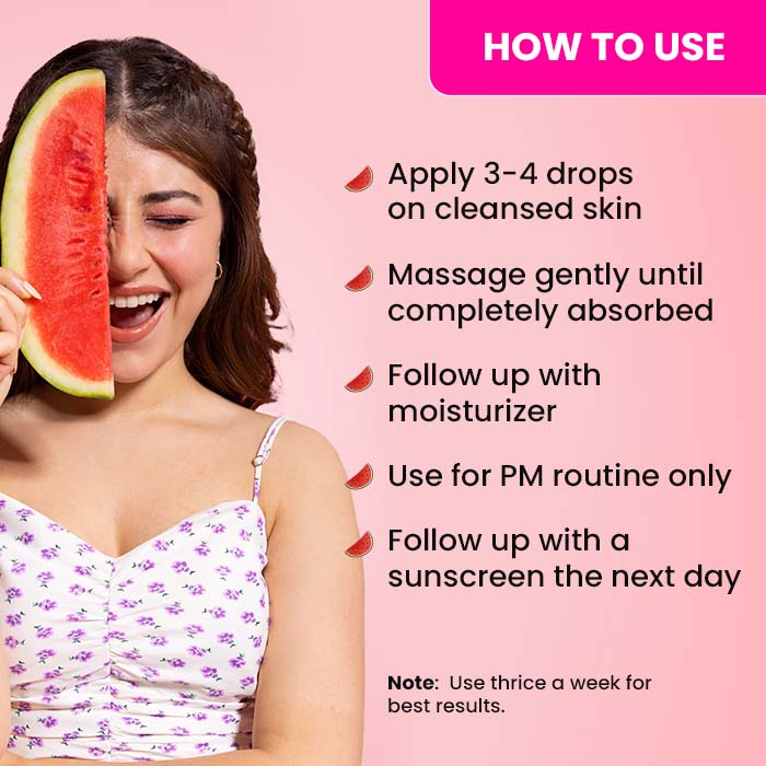 Watermelon +10% Glycolic Gentle Exfoliating Face Serum