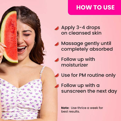 Watermelon +10% Glycolic Gentle Exfoliating Face Serum