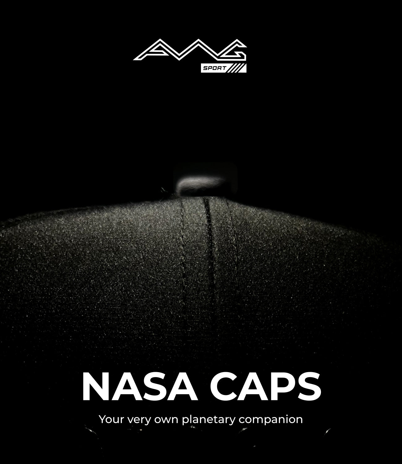 Unisex Polyester Cap Nasa 3D Logo Encrypted Caps With Adjustable Strap