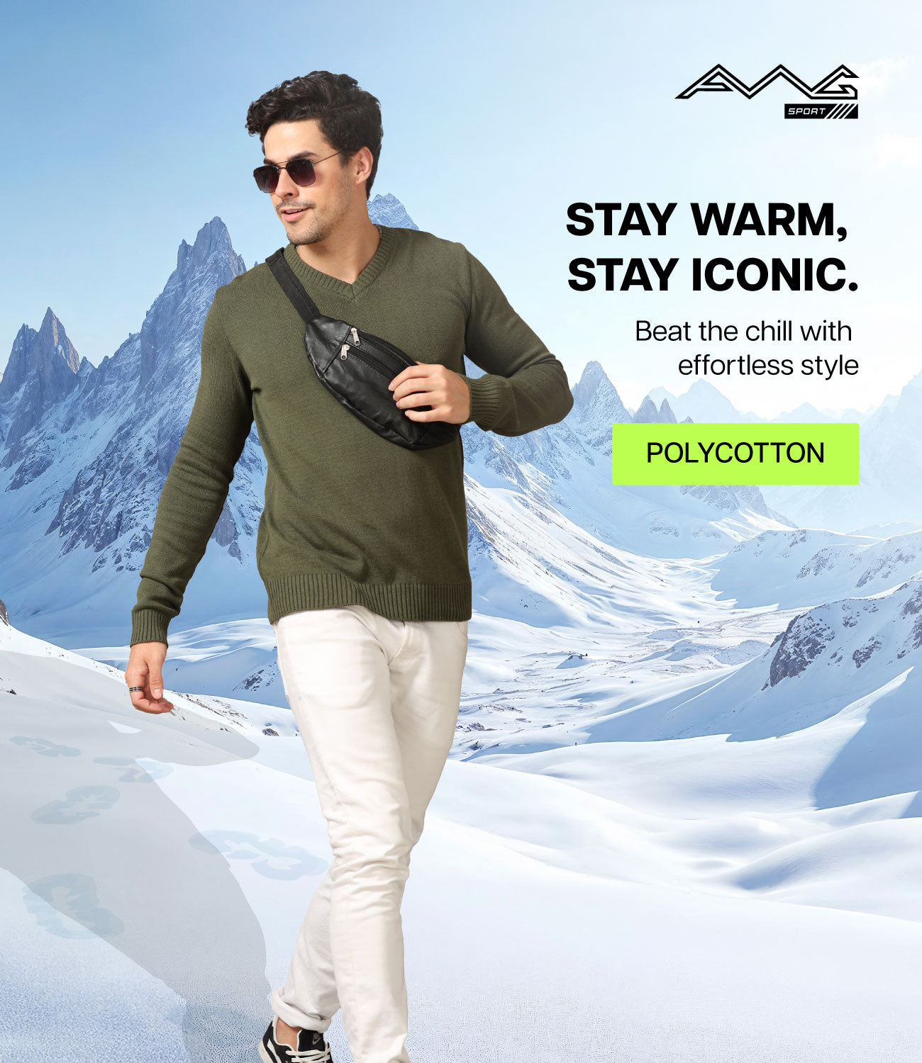 Men's V-Neck Full Sleeve Sweater