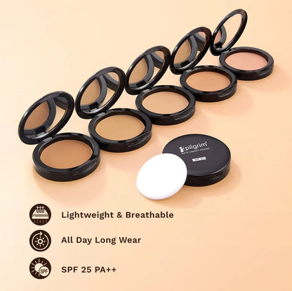 PILGRIM MATTE MAGIC CCOMPACT POWDER SPF 25 15 HONEY