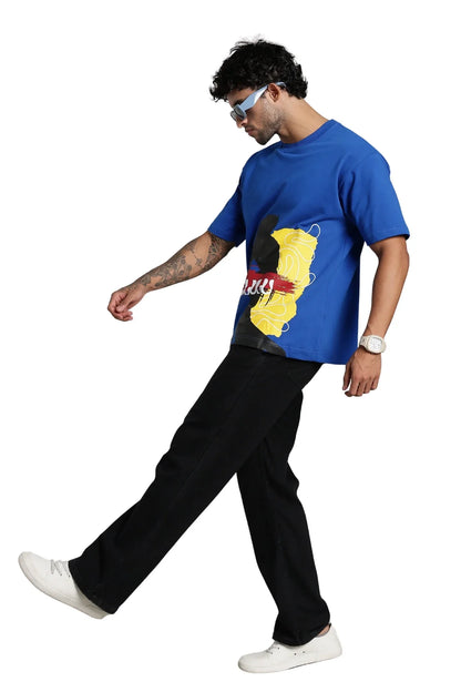 Blue Delulu Oversized T-Shirt