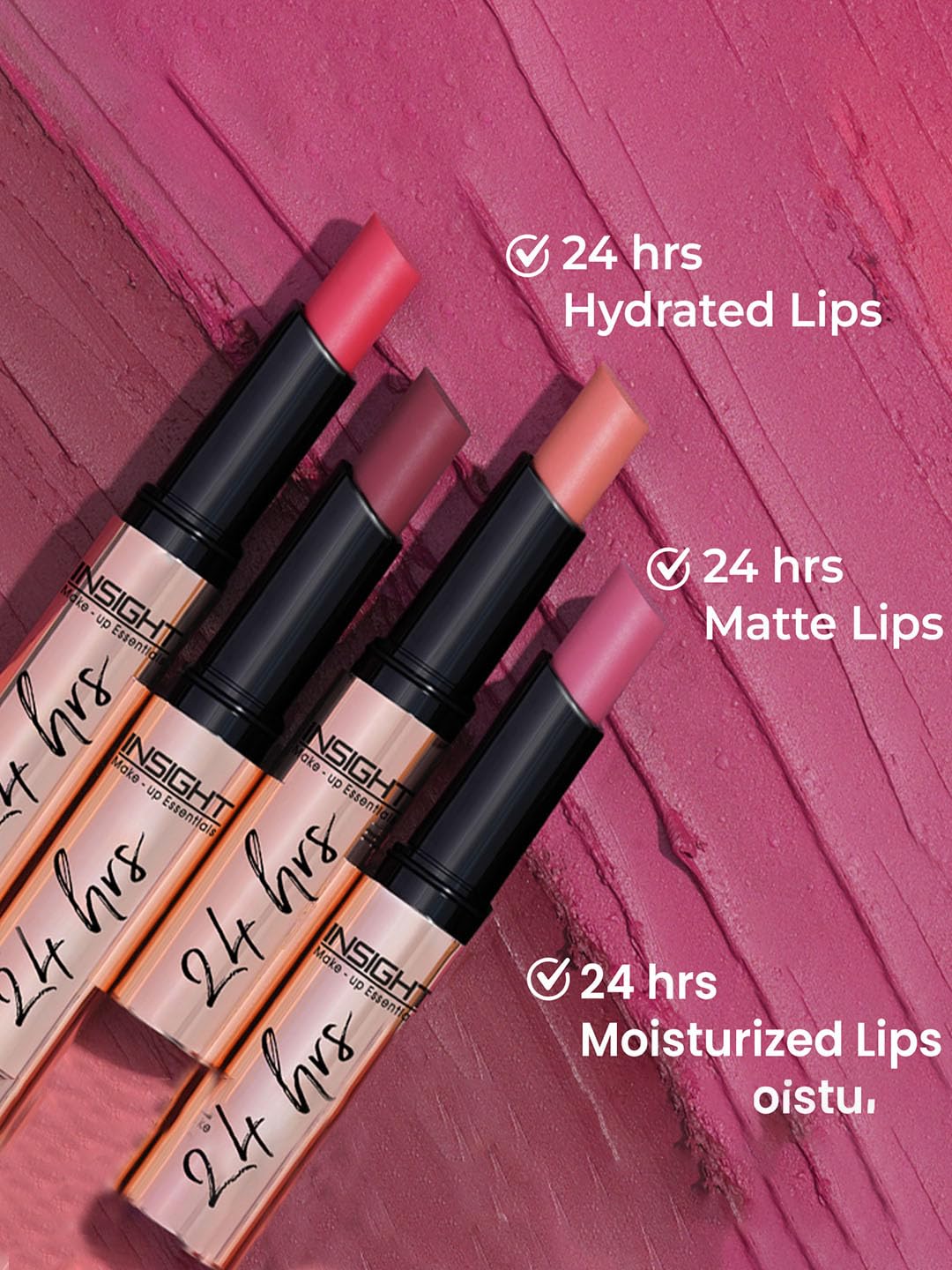 Insight Cosmetics 24 Hrs Non Transfer Matte Lipstick (Ll03-24) 3 g