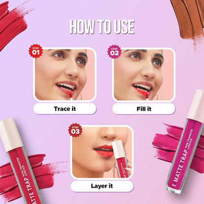 HILARY RHODA MATTE TRAP LIQUID LIPSTICK - 14 EARTHY BROWN