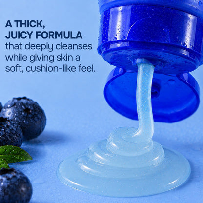SWISS BEAUTY JUICY GLOW FACE WASH BLUEBERRY+HYALURONIC ACID