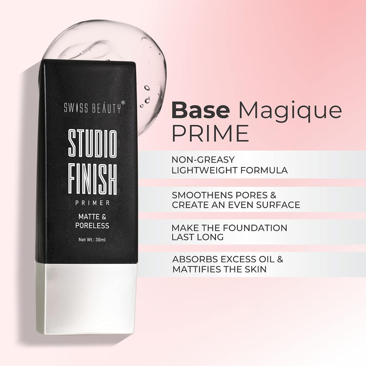 Swiss Beauty Studio Finish Primer - Sb1316 30 ml