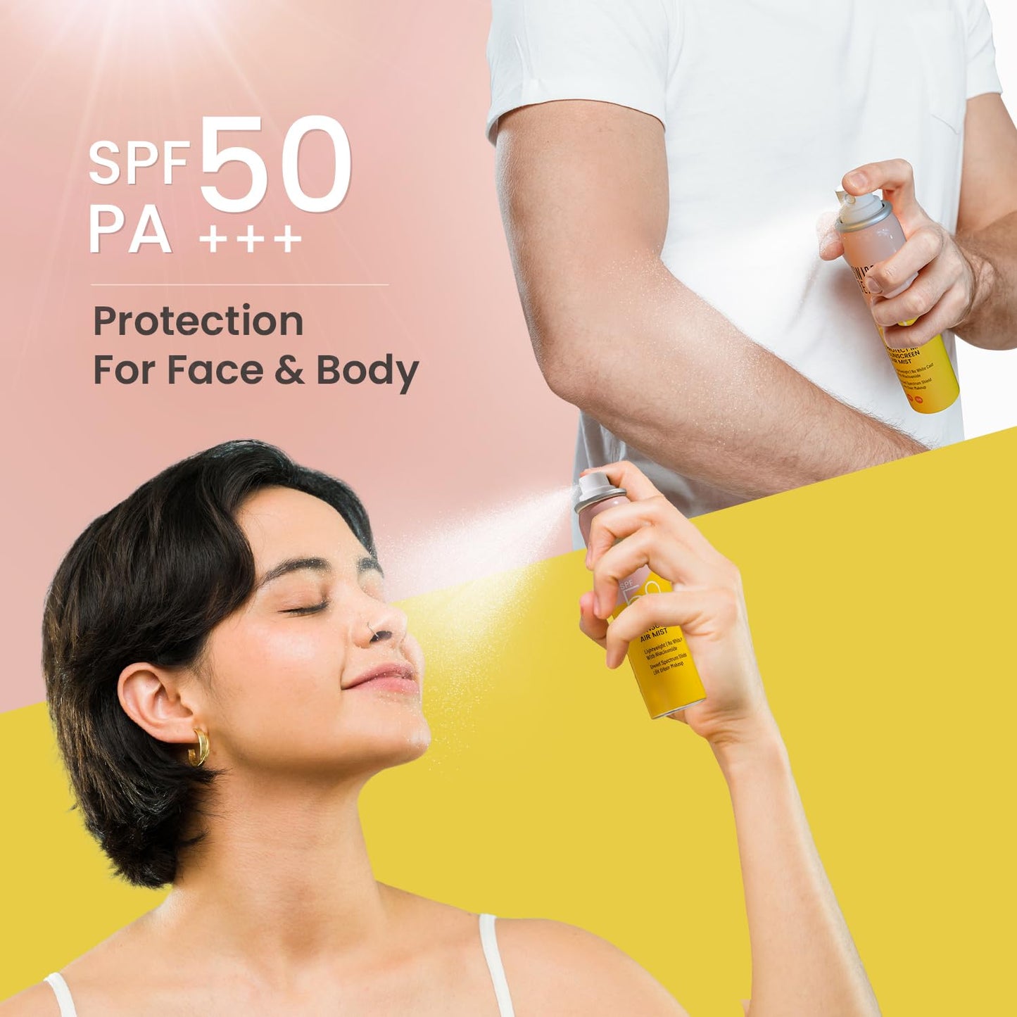 SWISS BEAUTY PROTECT MAXX SUNSCREEN AIR MIST SPF 50 PA+++ 80 ml