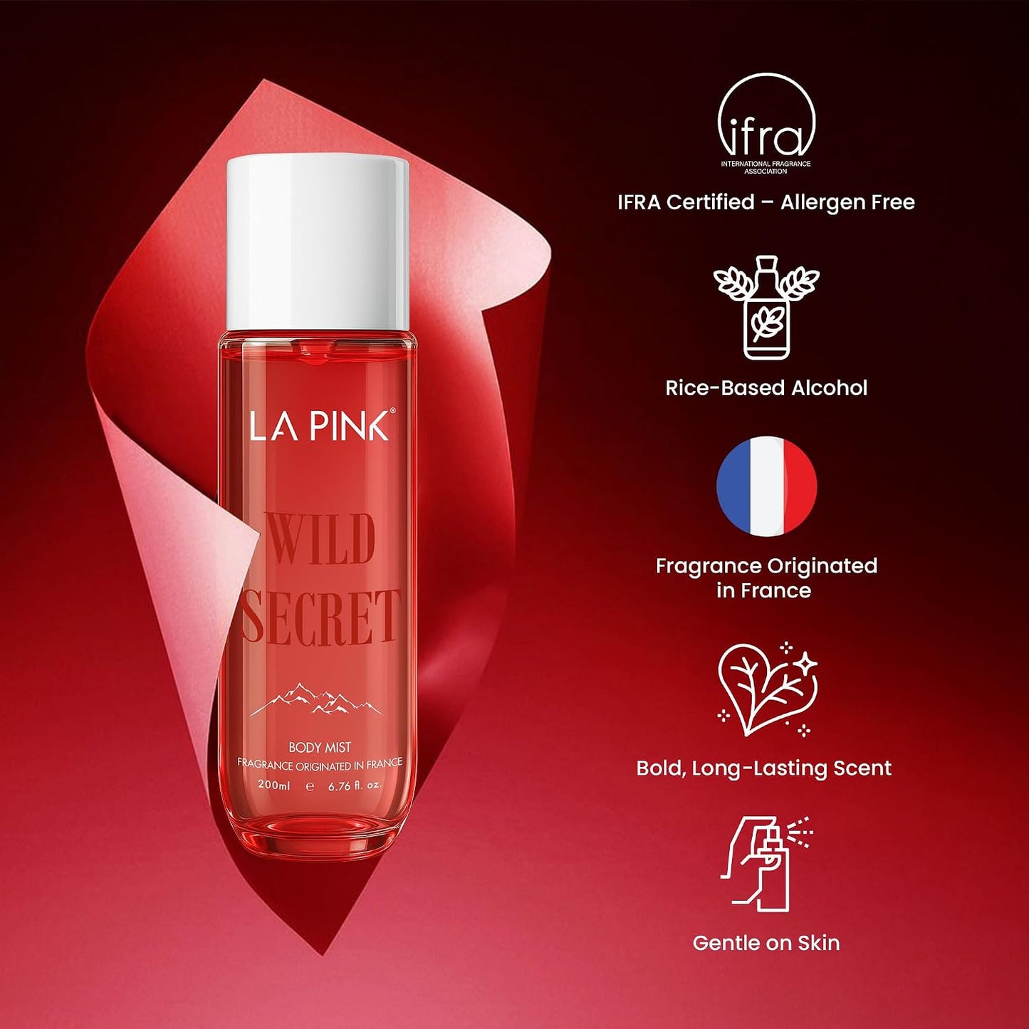 LA Pink Wild Secret Body Mist 200 ml