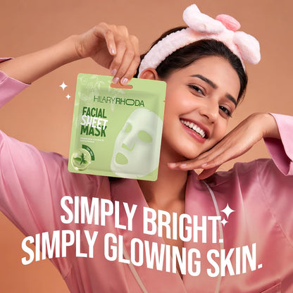HILARY RHODA FACIAL SHEET MASK TEA TREE