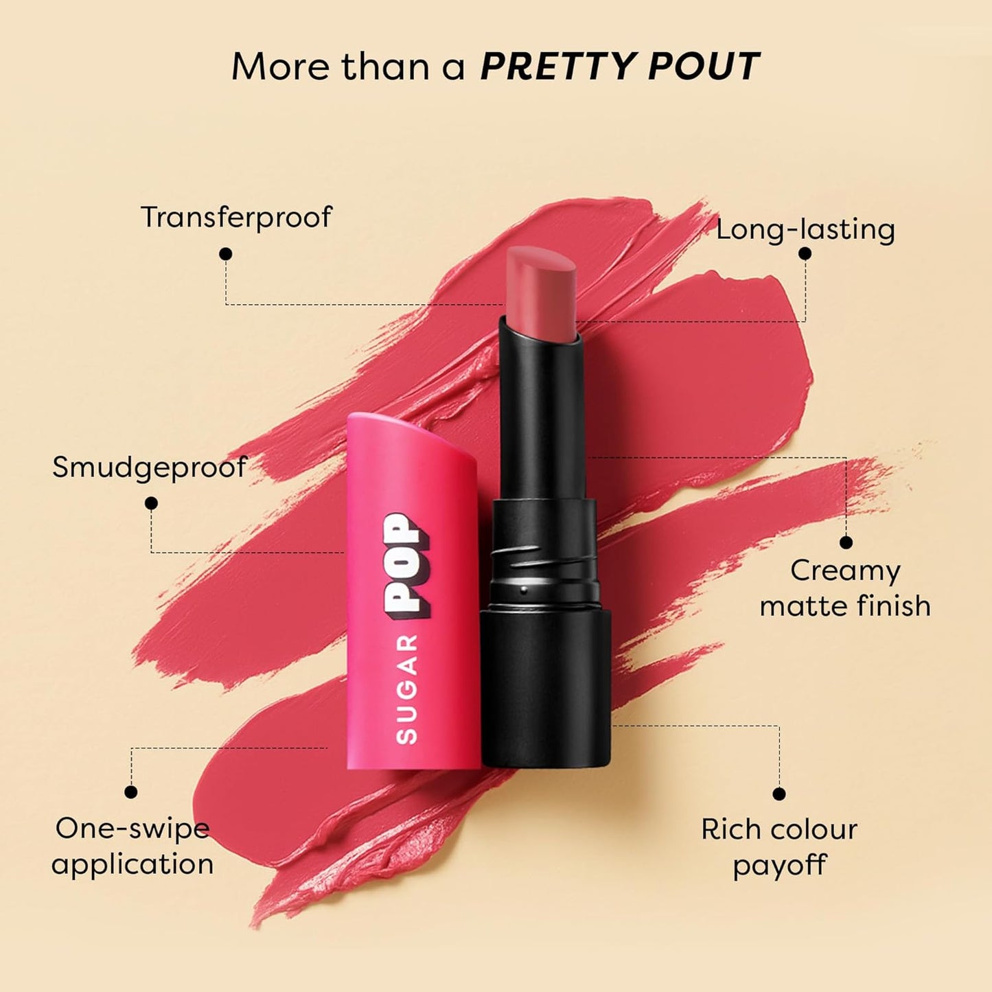 Sugar Pop Ultrastay Transferproof Lipstick - 12 Berry Burst 4 GRAM