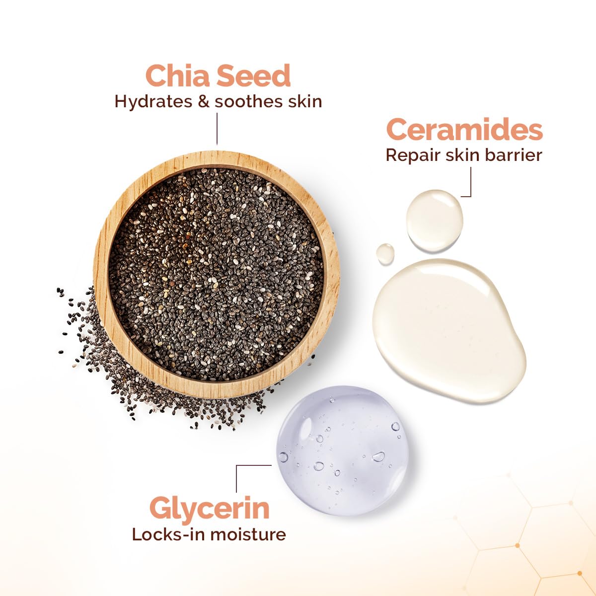 mamaearth Oil-Free Chia Seed & Ceramides FACE WASH 100 ml