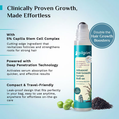 PILGRIM Advance Hair Growth Serum Roll - on