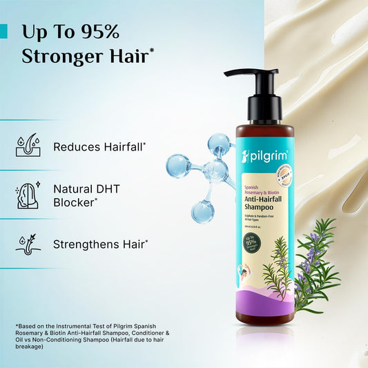 Pilgrim Spanish Rosemary & Biotin Anti-Hairfall Shampoo 200 MILLI_LITRE