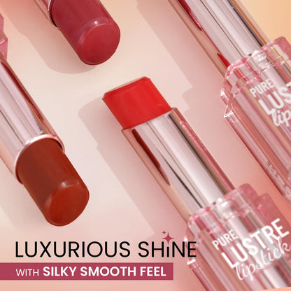 SWISS BEAUTY PURE LUSTRE Lipstick - Silk Pink 3.8 g