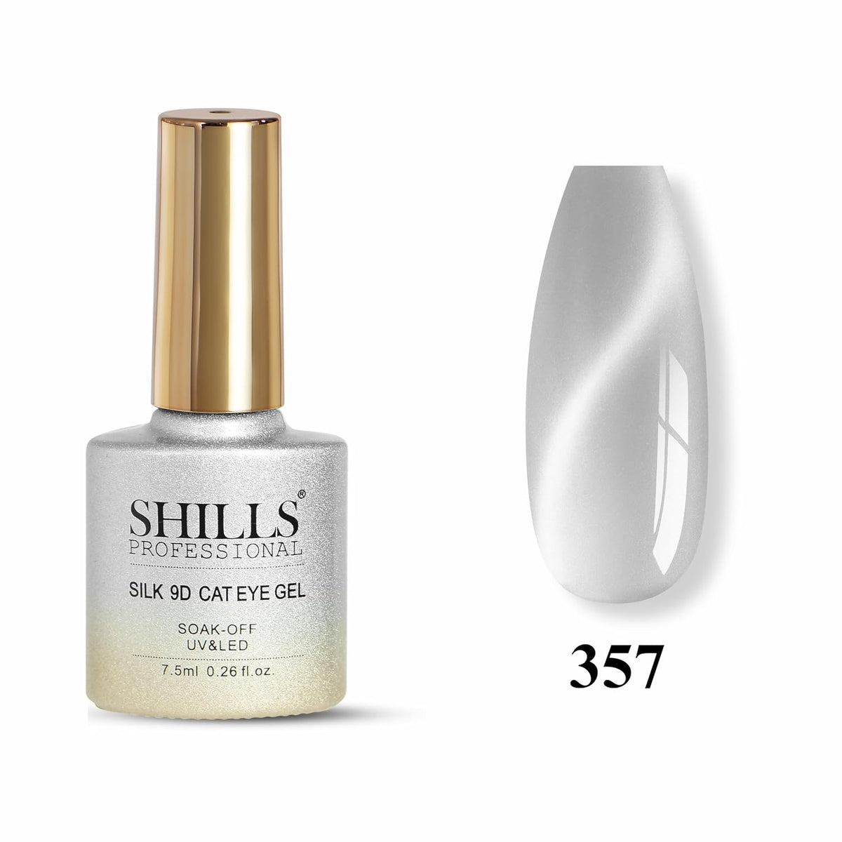 SHILLS PROFESSIONAL SILK 9D CAT EHYE GEL POLISH - 357
