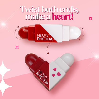 HILARY RHODA CLEAR & TINT LIP BALM 06 RED LOVE
