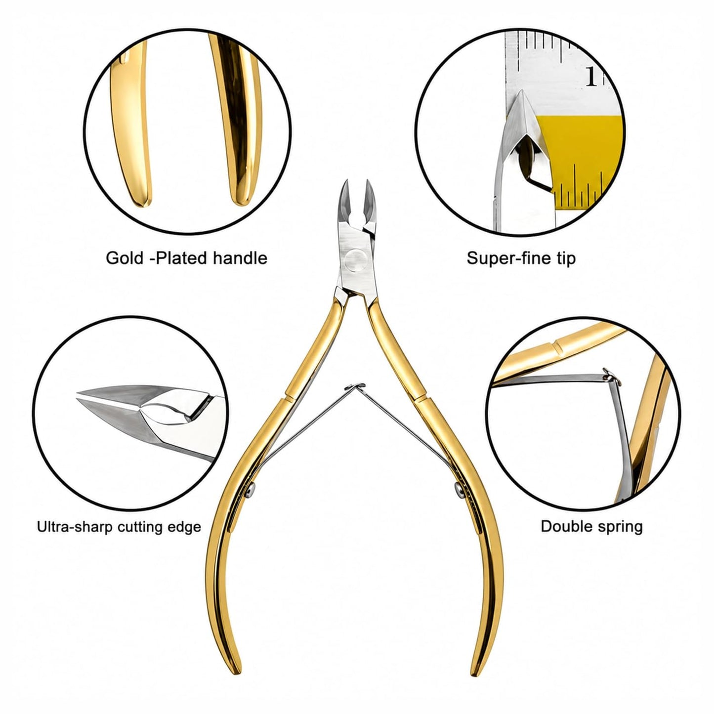 SHILLS PROFESSIONAL GOLDEN CUTICLE CUTTER SPN-21090
