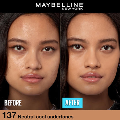 Maybelline New York Fit Me Matte+Poreless Liquid Foundation - 137 Golden Tan 30 MILLI_LITRE