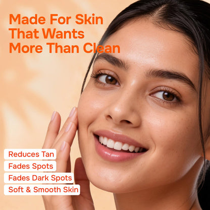 SWISS BEAUTY JUICY GLOW FACE WASH PAPAYA+ALPHA ARBUTIN