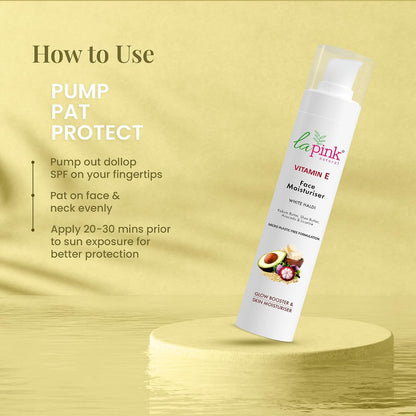 LA Pink Vitamin E Face Moisturising Cream with White Haldi Cream 50g