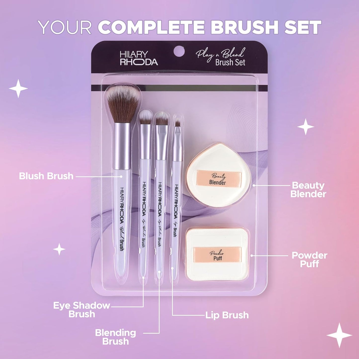 HILARY RHODA PLAY 'N' BLEND BRUSH SET